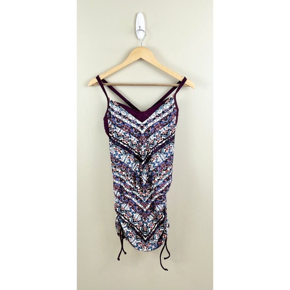 Athleta Women's Swim Top Wild Bloom Marrakesh Tankini Top Size 34 B/C #777005